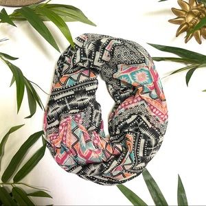Tribal Print Infinity Scarf